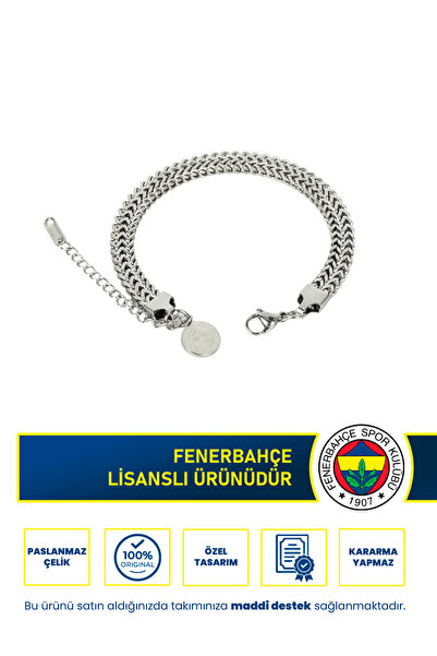 Fenerbahçe Fb Örme Çelik Bileklik