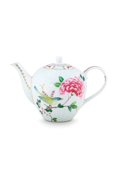 Pip Studio Ceainic din porțelan, Pip Studio, Alb, 1.6l, Colecția Blushing Birds