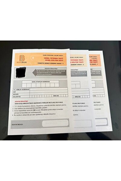 Benim Hocam Yayınları Benim Hocam Türkiye Geneli Deneme Sınavı