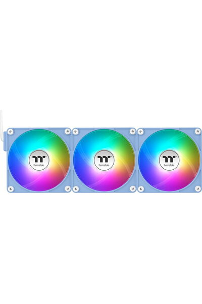THERMALTAKE CT140 EX ARGB Hydrangea Blue, 140 mm, 3 bucati