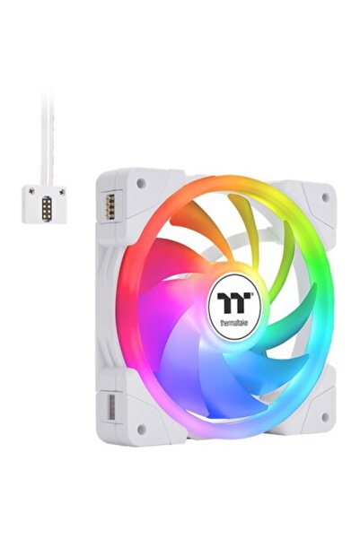 THERMALTAKE PC SWAFAN EX14 ARGB Sync, alb, ediție Premium TT (pachet cu 3 ven...