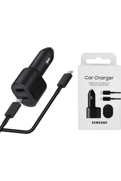 Samsung 60W + Cablu Tip-C, 5A, 1m Negru
