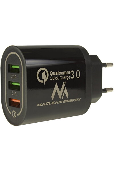 Maclean Încărcător de energie QC 3.0 MCE479 B - Negru Qualcomm Încărcare rapi...