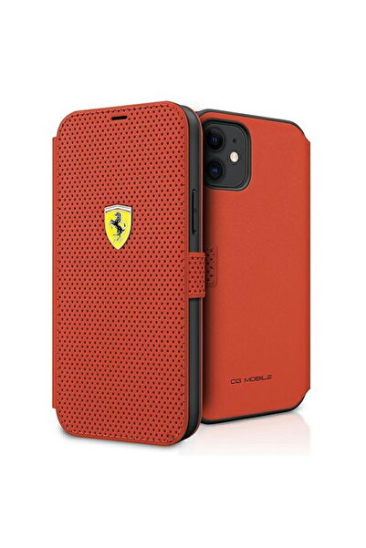 Ferrari FESPEFLBKP12SRE iPhone 12 mini 5.4 "   roșu/carnet roșu Pe cale ...