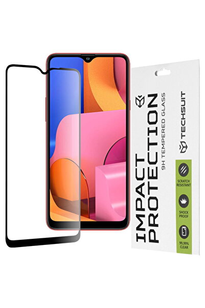 Techsuit Folie pentru Samsung Galaxy A20s - 111D Full Cover / Sticlă cu adezi...