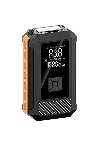 Platinet 8000mAh cu Starter Auto si Compresor, Negru