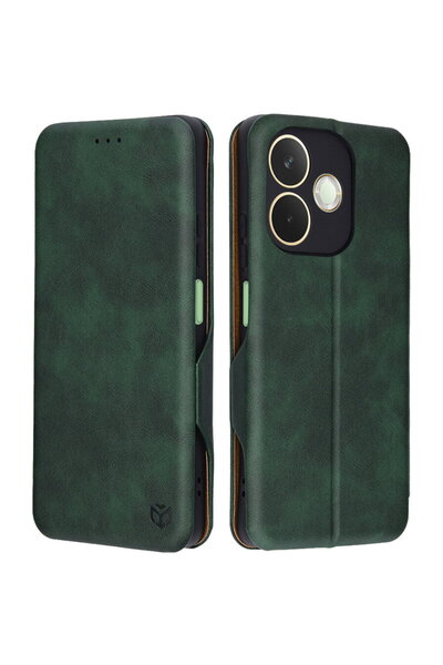 Techsuit Husa pentru Oppo A5 Pro 4G / A5 Pro 5G - Safe Wallet Plus - Green