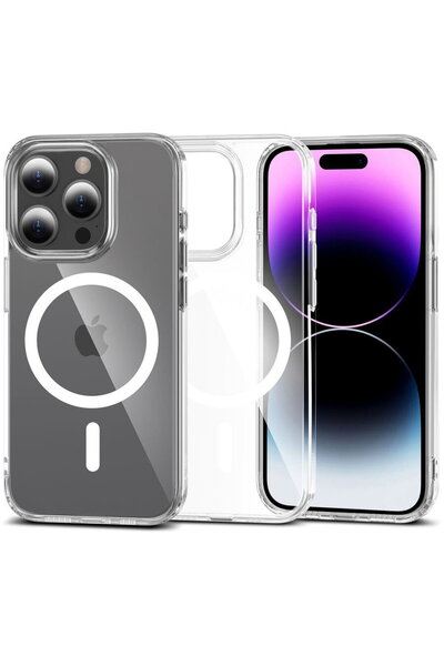 Tech-Protect HusДѓ FlexAir Hybrid MagSafe pentru iPhone 15 Pro Max, spate tra...