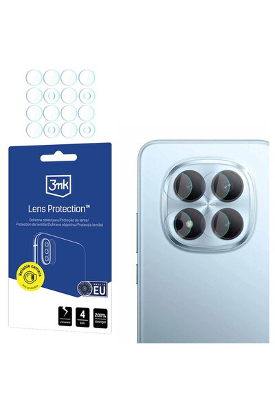 3MK Folie pentru Xiaomi Redmi Note 15 Pro 5G (set 4) - Protecție lentilă - Tr...