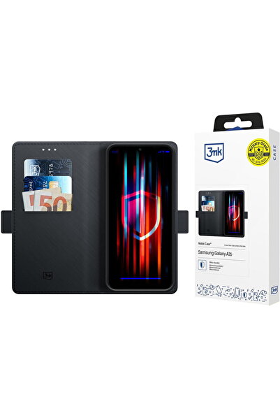 3MK Samsung Galaxy A16 5G A166 / A16 4G A165, 3MK, Wallet, Neagra