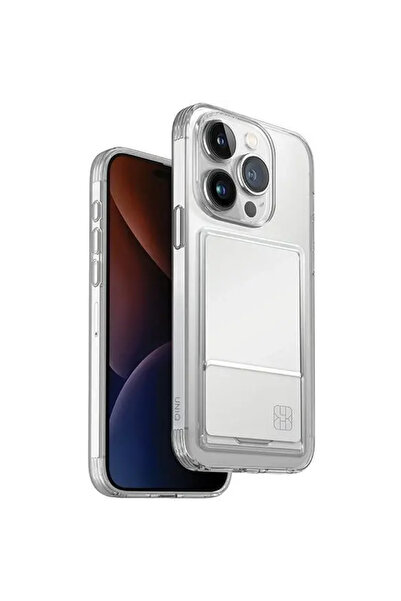uniq Husă Air Fender ID iPhone 15 Pro Max 6.7 "   Slot pentru carduri tr...