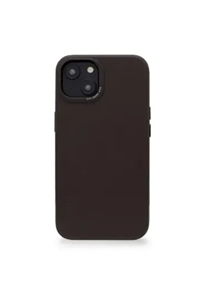 decoded Husă spate din piele pentru iPhone 14, maro ciocolatiu