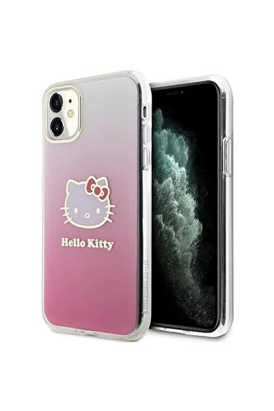 Hello Kitty Husă IML cu gradient și cap de pisicuță stil electroplacat pentru...