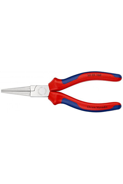 Knipex clește cu vârf rotund (clește cu vârf lung) 30 35 160 (roșu/albastru, ...