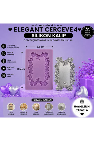 Dr.Paste Silikon Kalıp Elegant Çerçeve