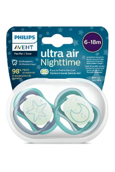 Philips Avent فيليبس افنت لهاية الترا اير الليلية من عمر 6-18 شهر 2 قطعة 376/13
