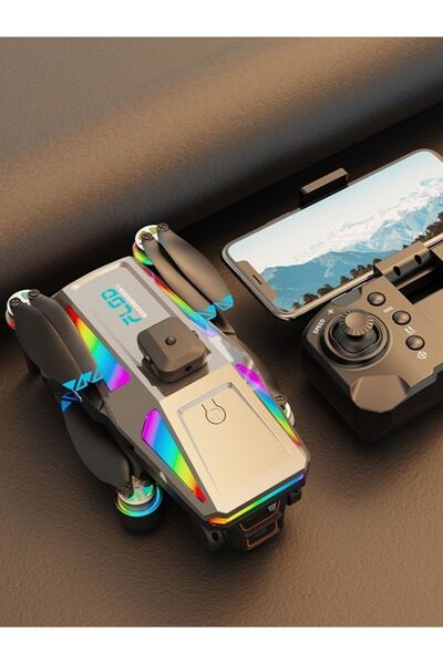 Unico Taşıma Çantalı, Tek Batarya, Brushless Motorlu 720P HD Drone, 360 Derece Dönebilen Drone