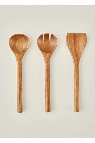 Bella Maison Allison 3-Piece Acacia Serving Set Natural (29,5X7,5 cm)