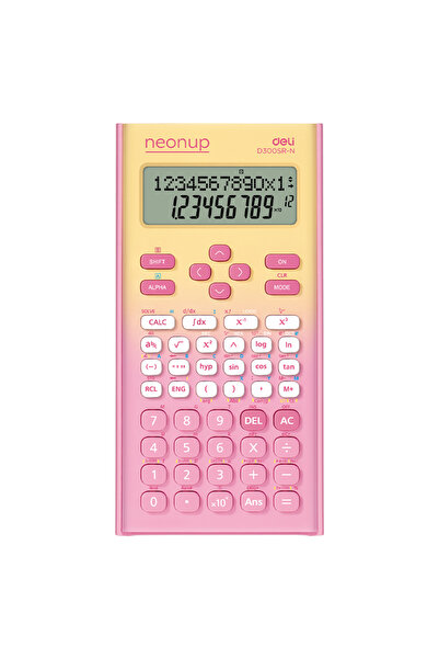 Deli Calculator științific 12 cifre 300F Gradient roz