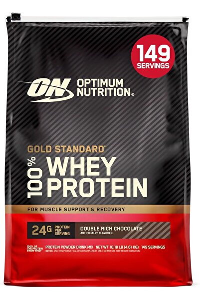 ON Optimum Nutrition بروتين مصل اللبن جولد ستاندارد 100%، شوكولاتة غنية مزدوج...
