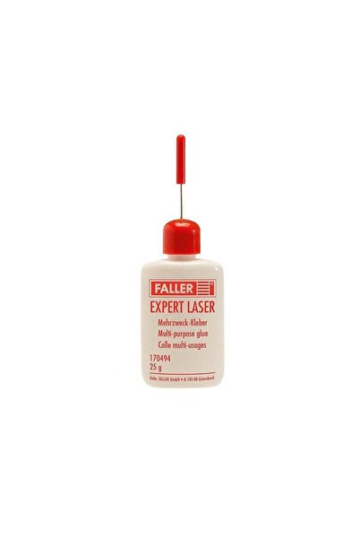 Faller 170494 İğne Uclu Karton Yapıştırıcısı, 25 Gram