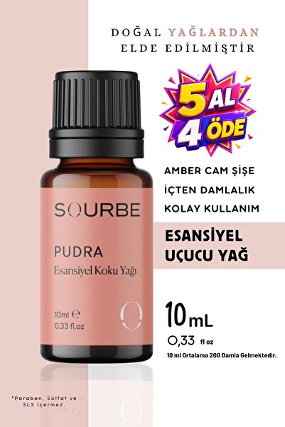 SOURBE Pudra Esansiyel Uçucu Koku Yağı Buhurdanlık Yağı Ortam Oda Kokusu Difü...