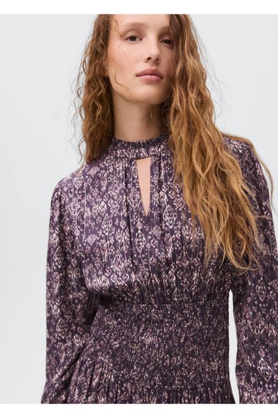 Mango Teen Çiçek desenli elbise