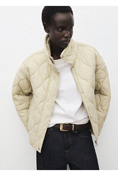 MANGO Woman Oversize quilted anorak