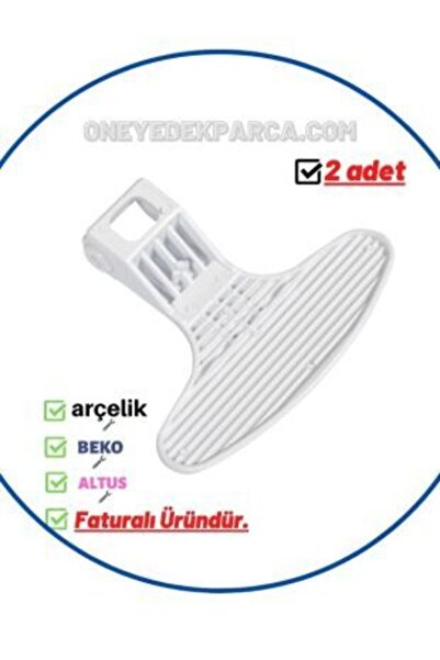 Beko D5 7101 E Çamaşır Makinesi Beyaz Kapak Mandalı (2 Adet)