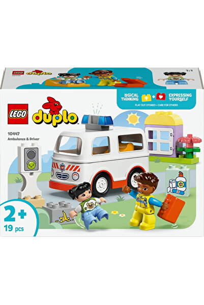 LEGO DUPLO Ambulanță și șofer 19piese, 2ani+