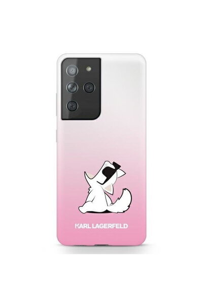 Karl Lagerfeld Husa Karl Lagerfeld, Choupette Eatspentru Samsung Galaxy S21 U...