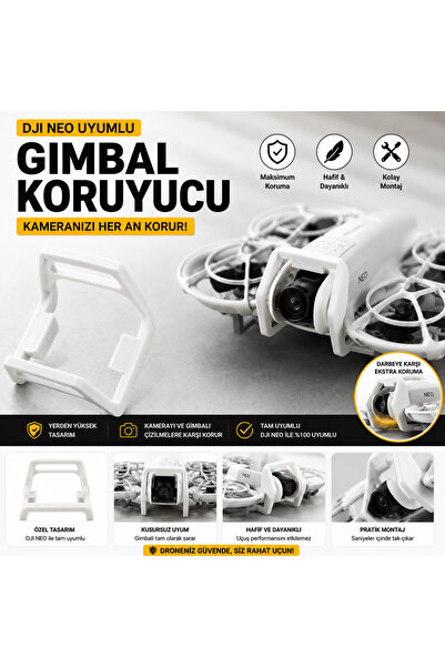 AdaBahçe Tarım DJI Neo Kamera Koruyucu Gimbal Koruma Aparatı 3D Baskı Lens Ko...