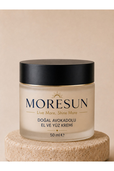 MORESUN Natural Avocado Hand and Face Cream 50ml