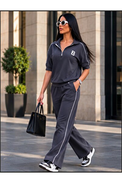 estilowear Women's Summer Sports Tracksuit Suit Suitable for Daily Use and Very Comfortable