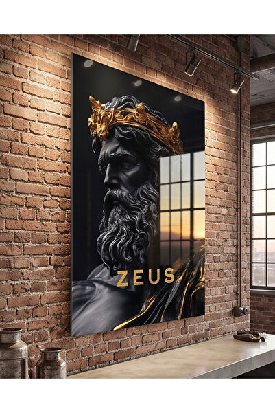 FavloArt Zeus Pleksi Tablo – Mitolojik ve Güç Temalı Duvar Sanatı