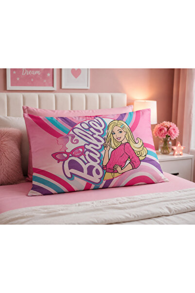 Zorluteks Barbie Pamuk Yastık Kılıfı