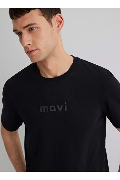 Mavi M0612732 Logo Printed T-Shirt Men's T-Shirt Black