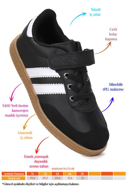 Kiko Kids حذاء رياضي للأولاد من Renis Daily Velcro