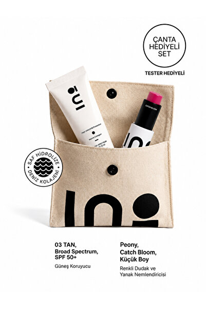 inobeauty Peony Stick Ruj & Allık 4,5Gr + Nemlendirici Güneş Kremi SPF +50 03...