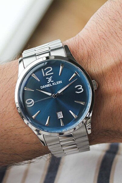 Daniel Klein ساعة يد رجالية DK340198 بسوار فولاذي