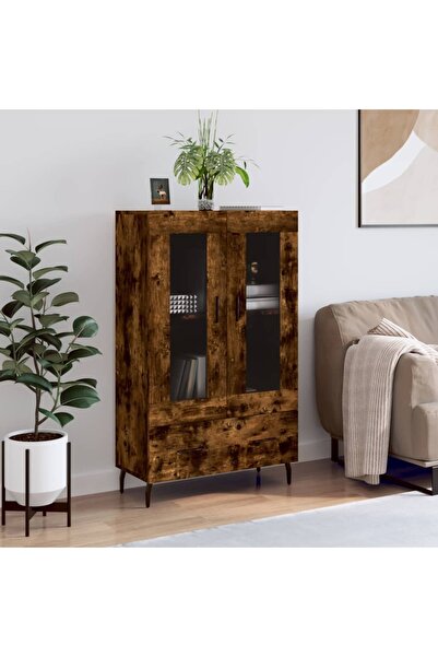 Concept Dulap înalt, stejar afumat, 69,5x31x115 cm, lemn prelucrat
