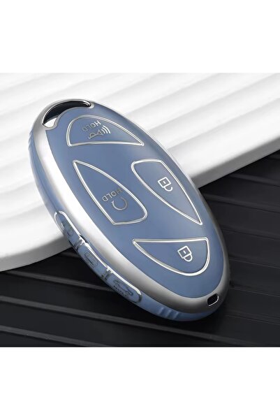 emii auto spare parts Hyundai New Kona Tucson Ioniq Staria Key Case Cover Blu...