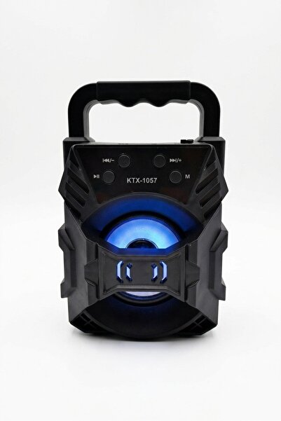 gold light 1057 Fm Radyolu Mini Taşınabilir Müzik Çalar Kutusu Bluetooth'lu Ses Bombası Hoparlör