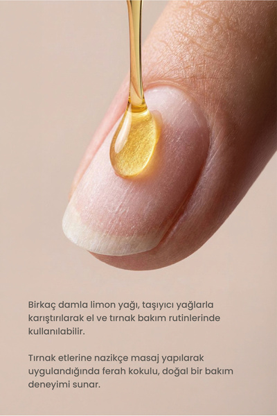 Monoville Limon Uçucu Yağı 10 ml Saf ve Doğal (Lemon Essential Oil)