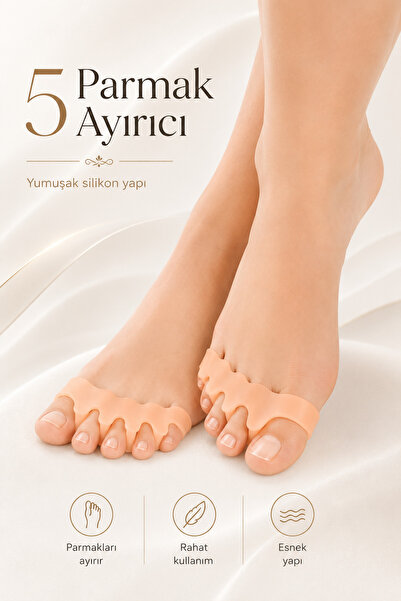 kırmed Beş Parmak Ayırıcı ve Ayak Parmak Düzeltici Aparat Ayak Parmak Şekil D...