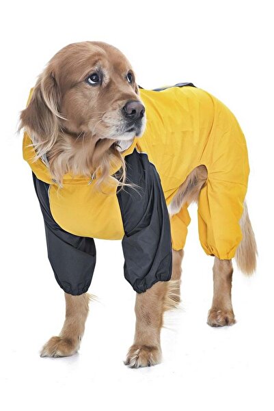 Petza Orta ve Büyük Irk Köpek Paçalı Yağmurluk - Grogu