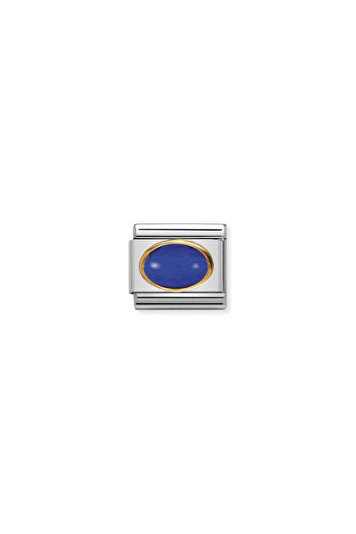 NOMİNATİON Composable Classic Dekoratif Link - Taşlar Oval - Lapis - (09 LAPI...