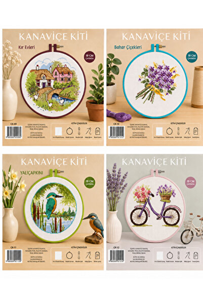Hello Craft Tuva Kanaviçe Kiti 4 Farklı Model2