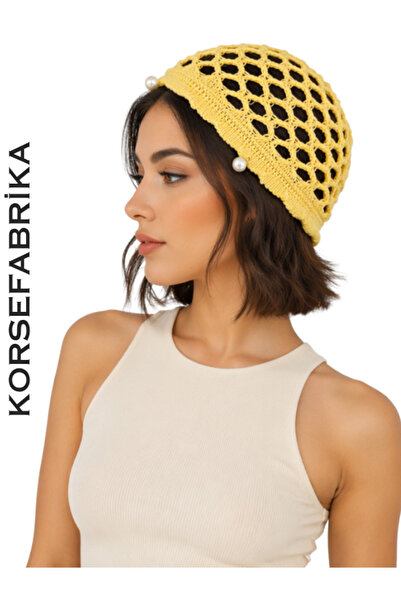 korsefabrika trend mood store Women's Bohemian Style Summer Perforated Beret ...