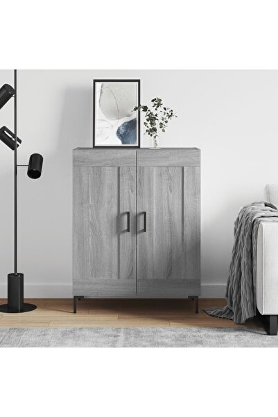Concept Servantă, gri sonoma, 69,5x34x90 cm, lemn compozit